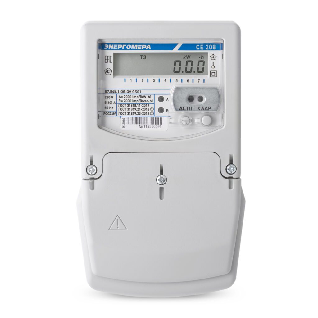 Счётчик Энергомера CE208 S7 IEC